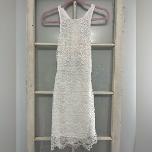 Hollister <S> white lace dress !